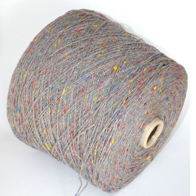 Tvīda Merīnvilna ar zīdu - Image 3